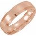 Beveled-Edge Comfort-Fit Flat Band with Satin Finish