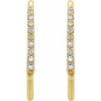 Accented French Wire Earring Top