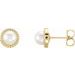 Beaded Pearl Earrings
