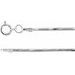1.25 mm Diamond-Cut Snake Chain