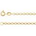 2.5 mm Hollow Diamond-Cut Rolo Chain
