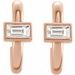 Accented Huggie Earrings