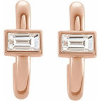 Accented Huggie Earrings