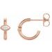 Accented Huggie Earrings