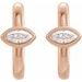 Accented Huggie Earrings