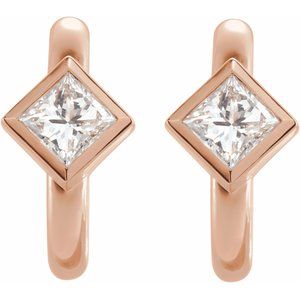 Accented Huggie Earrings
