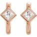 Accented Huggie Earrings