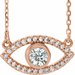 Accented Evil Eye Necklace or Center