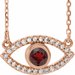 Accented Evil Eye Necklace or Center