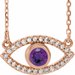 Accented Evil Eye Necklace or Center