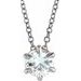 Solitaire Necklace or Slide Pendant