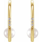 Pearl Hoop Earrings