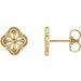 Vintage-Inspired Clover Earrings