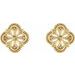 Vintage-Inspired Clover Earrings