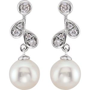 Accented Pearl Earrings