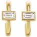 Accented Huggie Earrings
