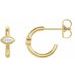 Accented Huggie Earrings