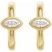 Accented Huggie Earrings