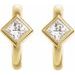 Accented Huggie Earrings