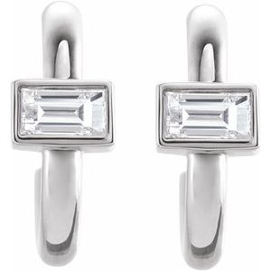 Accented Huggie Earrings