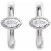 Accented Huggie Earrings