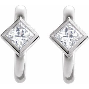 Accented Huggie Earrings