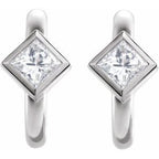 Accented Huggie Earrings