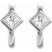 Accented Huggie Earrings