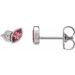 Accented Bezel-Set Earrings