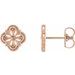 Vintage-Inspired Clover Earrings