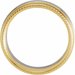 Milgrain Rope Stepped-Edge Comfort-Fit Band