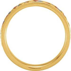 Hand-Woven Comfort-Fit Flat Band