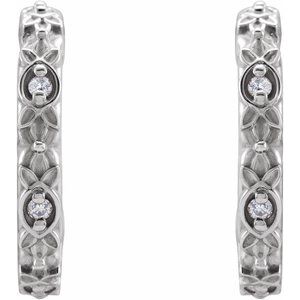 Vintage-Inspired J-Hoop Earrings