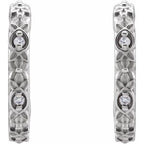 Vintage-Inspired J-Hoop Earrings