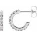 Vintage-Inspired J-Hoop Earrings