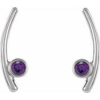 Bezel-Set Ear Climbers