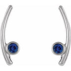 Bezel-Set Ear Climbers