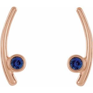 Bezel-Set Ear Climbers
