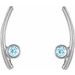 Bezel-Set Ear Climbers