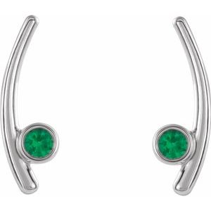 Bezel-Set Ear Climbers