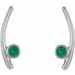 Bezel-Set Ear Climbers