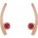 Bezel-Set Ear Climbers
