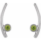Bezel-Set Ear Climbers
