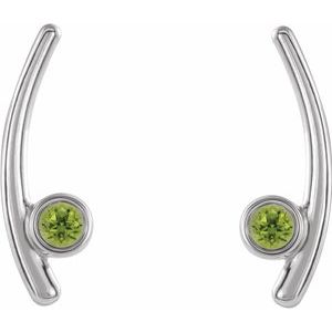 Bezel-Set Ear Climbers