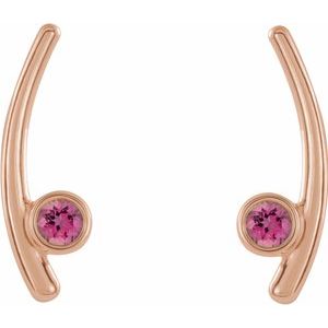 Bezel-Set Ear Climbers