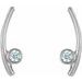 Bezel-Set Ear Climbers