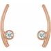 Bezel-Set Ear Climbers