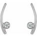 Bezel-Set Ear Climbers