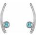 Bezel-Set Ear Climbers