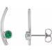 Bezel-Set Ear Climbers